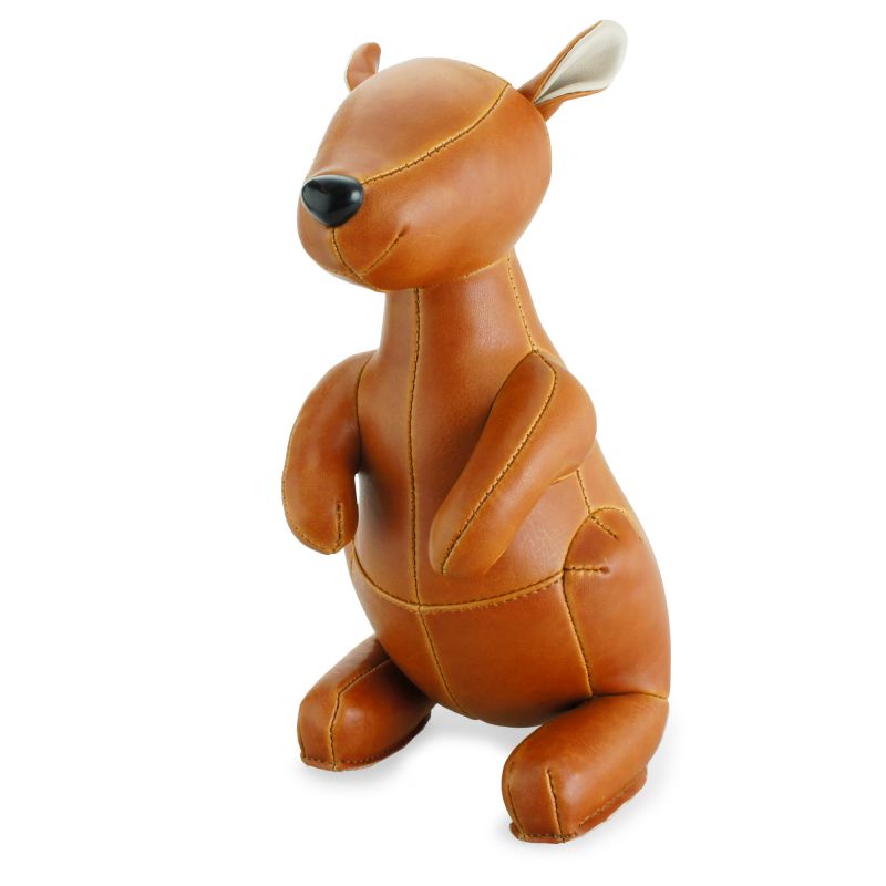 Bookend Kangaroo Kurio Tan/White Züny